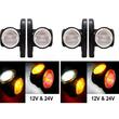 Lampa gabarit cu brat drept 65mm, LED, 12-24V, alb-galben-rosu, set 2 bucati, Mars720207 