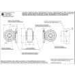 Lampa gabarit cu brat 69mm, LED, Angel Eyes, cu picior mic, W56WW 516bc Was  