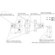 Lampa gabarit cu brat drept 84mm, LED, alba, galbena si rosie, W62 286 Was