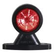 Lampa gabarit cu brat drept 88mm, FT-009-A, LED, alb-rosie, dispersor fi66, 12-36V Fristom