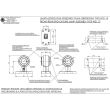 Lampa gabarit cu brat drept 95mm, 411bc, LED, alb-rosie, 12-24V Was  