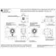 Lampa gabarit cu brat 95mm, LED, alb-rosie, W21.1W 495bc Was
