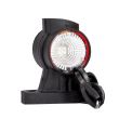 Lampa gabarit brat 96mm, LED, 3 functii, dreapta, 12-36V  FT-140A-P Fristom