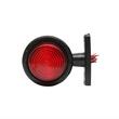 Lampa gabarit brat 105mm, LED, Old School, alb-rosu, Formplas BK69476