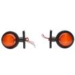 Lampa gabarit cu brat 105 (fi60), Old School, 18 LED-uri Neon, galben-rosu, FR 0118 Formplas