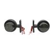 Lampa gabarit brat 105mm, LED, fumurie, Old School, alb-rosu, FR0117 Formplas BK79000