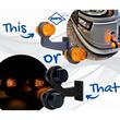 Lampa semnalizare cu brat192mm, cu LED, tip Old School, LKD 2589 Horpol Polonia