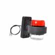 Lampa gabarit cu brat, 107mm, fi79, alb si rosu, LED, Old School, W74.2A 544BC/II/A Was