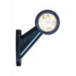 Lampa gabarit brat 108mm, oblic 45°, LED, 12-24V, alb-rosie, stanga W21.7W 501BCL Was 