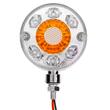 Lampa gabarit brat, 110mm, LED, 12-24V, cercel oglinda, alb-galben-rosu, YZ-0