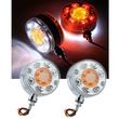 Lampa gabarit brat, 110mm, LED, 12-24V, cercel oglinda, alb-galben-rosu, YZ-0