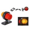 Lampa gabarit cu brat 110mm, 12 LED-uri, galben cu rosu, Retro Design Old school, FT-147 A C/Z Fristom