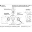 Lampa gabarit cu brat oblic 45° 108mm, LED, alb-rosie, stanga, 12-24V, W21.7s 417bcL Was 