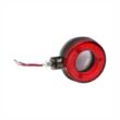 Lampa gabarit brat 120mm, LED, 12-24V, cercel oglinda, alb-rosu, BK69541