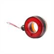 Lampa gabarit brat 120mm, LED,12-24V, cercel oglinda, galben-rosu, BK69542