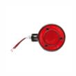 Lampa gabarit brat 120mm, LED, 12-24V, cercel oglinda, alb-rosu, BK69543