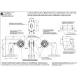 Lampa gabarit cu brat cu cot 90° 125mm, LED, alb-rosie, dreapta, 12-24V, W21.2s 412bcP Was