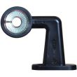 Lampa gabarit cu brat cotit la 90°,125mm, LED, alb-rosie, stanga, 12-24V, W21.2SS 421L Was