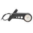 Lampa gabarit cu brat oblic 45°, 130mm, LED, alb-rosie, stanga, 12-24V, W77.4SS 622bcL Was 