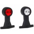 Lampa gabarit cu brat drept, 130mm, LED, alb-rosie, 12-36V, FT-009-B Fristom