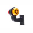 Lampa gabarit brat 149mm, cotit la 90°, galben cu rosu, LED Neon, dreapta, W74.4 LOGO 2263 P/II WAS