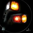 Lampa gabarit cu brat oblic 45°, 185mm, LED, 12-24V, alb-galben-rosu,TYJ 05-015