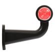 Lampa gabarit cu brat cu cot 90°, 180mm, alb-rosie, 12-24V, W21.5z 265 Was