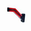 Lampa gabarit cu brat 185mm, oblic la 45°, LED, 3 functii, stanga, L1905 TruckLed