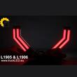 Lampa gabarit cu brat 185mm, oblic la 45°, LED, 3 functii, stanga, L1905 TruckLed