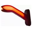 Lampa gabarit cu brat 190mm, oblic 45°, Led Neon si semnalizare dinamica, set stanga / dreapta Cobra 202008L+H