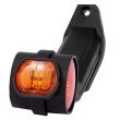 Lampa gabarit cu brat 190 lung, cotit la 45°, LED, 3 functii alba, rosie si galbena, stanga 12-36V, FT-140F-L Fristom