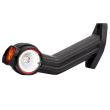 Lampa gabarit cu brat 190 lung, cotit la 45°, LED, 3 functii alba, rosie si galbena, dreapta 12-36V, FT-140 FP Fristom