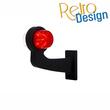 Lampa gabarit cu brat 195mm, cotit la 90°, LED, Old School, stanga, Retro Design FT-147 F L B/C LED Fristom