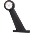 Lampa gabarit cu brat 195mm, oblic 45°, LED, alb-rosie, 12-36V, FT-009-E Fristom
