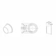 Modul LED Old School, alb, pentru lampi gabarit, cu cablu 5.2m, MDC 2568 Horpol