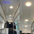Lampa interior plafon fi95 FT-046S LED, incastrata, argintiu 9-36V Fristom
