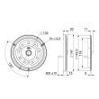 Lampa interior plafoniera fi147, LED, senzor miscare, 3 suruburi, LWD2759 Horpol