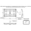 Lampa interior plafoniera cu LED-uri, cu senzor de miscare LWD2156 Horpol