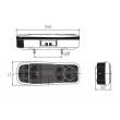 Lampa spate 350x133, Renault Premium, cu mufa 7 pini, set, stanga + drepata, YuceplastYP-153 SET