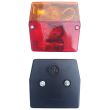 Lampa stop 96x90, 4 functii cu numar, 2 compartimente, cu mufa, stanga, MD-002 L Bajonet Fristom