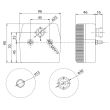 Lampa stop 96x90, 4 functii cu numar, 2 compartimente, cu mufa, stanga, MD-002 L Bajonet Fristom