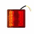 Lampa stop 96x96, 3 functii, 10 LED-uri, 12-24V, stanga, dreapta, cu catadioptru, TT.12015
