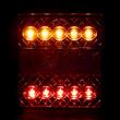 Lampa stop 96x96, 3 functii, 10 LED-uri, 12-24V, stanga, dreapta, cu catadioptru, TT.12015