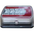 Lampa spate 100x95, 4 functii, iluminare numar,cablu, LED, stanga, Glow DAFA TRS004L