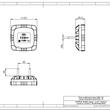 Lampa stop 101x101, LED, Roca LZD 2800 Horpol