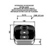 Lampa spate 101x90, 4 functii, iluminare numar, stanga/dreapta, L1070-C TruckLed