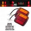 Lampa spate 110x105, 5 functii, iluminare numar, LED, stanga/dreapta H5-363PC