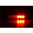 Lampa stop 130x29, 3 functii, LED, 12-24V, cu suport, LZD 2964 Horpol