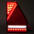 Lampa stop 145x218, 12/24V, LED, 5 functii, triunghi, dreapta, L1908 TruckLed