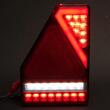 Lampa stop 145x218, 12/24V, LED, 5 functii, triunghi, stanga, L1908 TruckLed